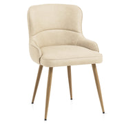 Kunstleder Esszimmerstuhl - Tropea Beige
