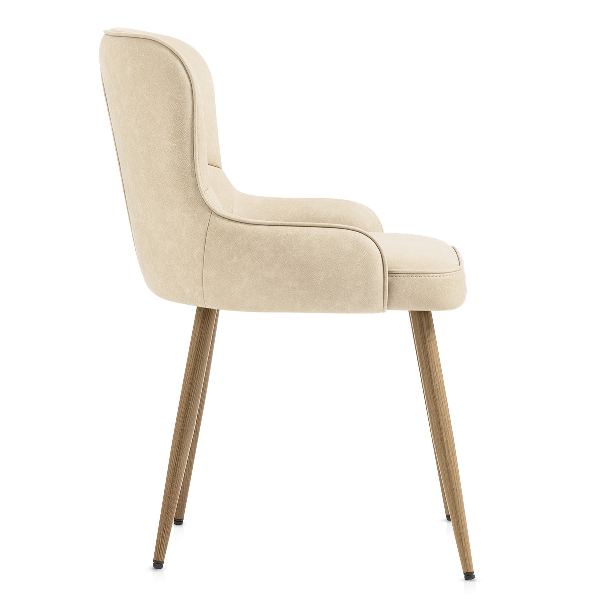 Kunstleder Esszimmerstuhl - Tropea Beige