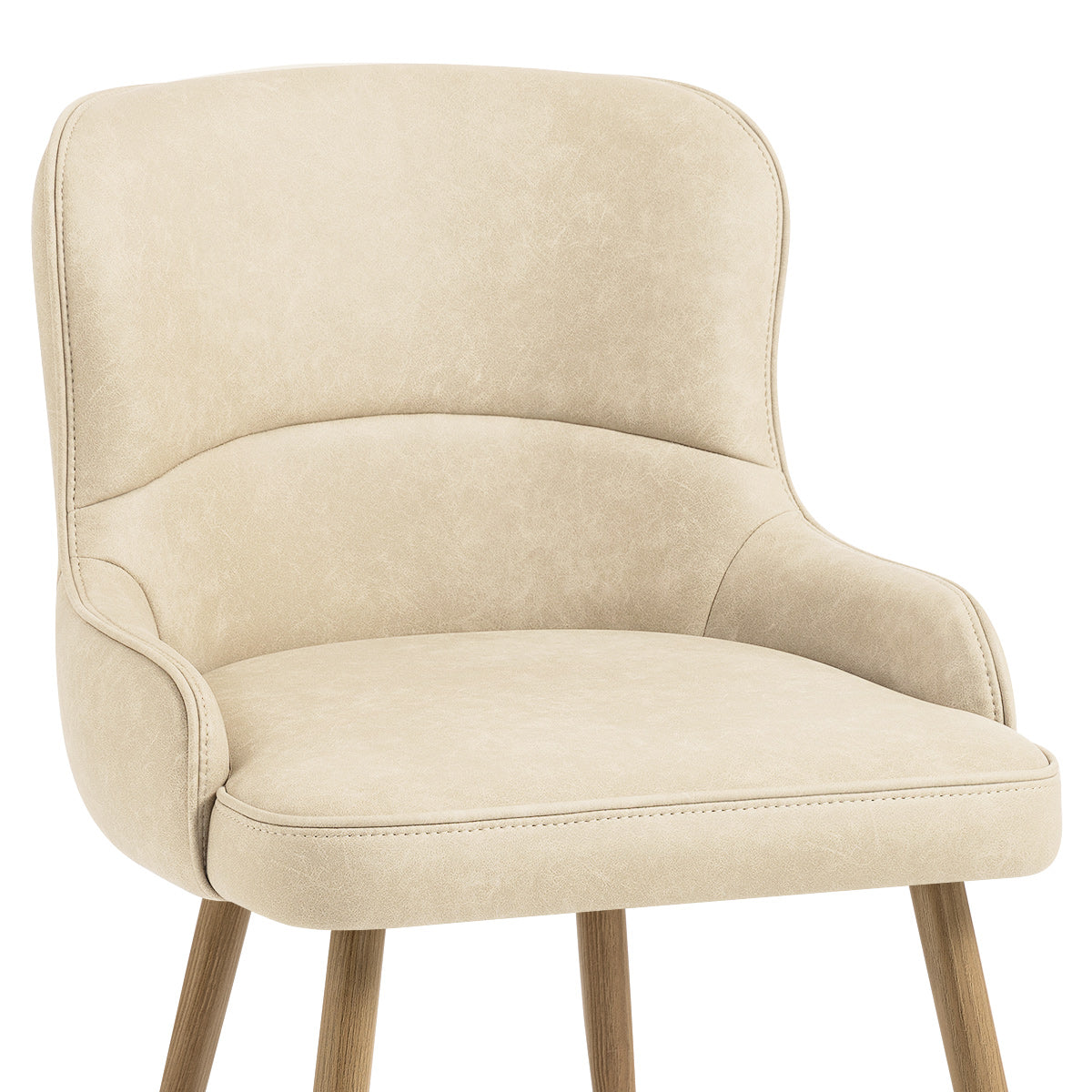 Kunstleder Esszimmerstuhl - Tropea Beige