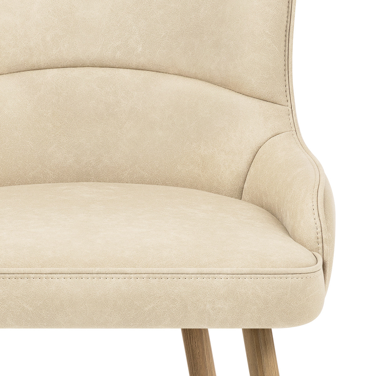Kunstleder Esszimmerstuhl - Tropea Beige