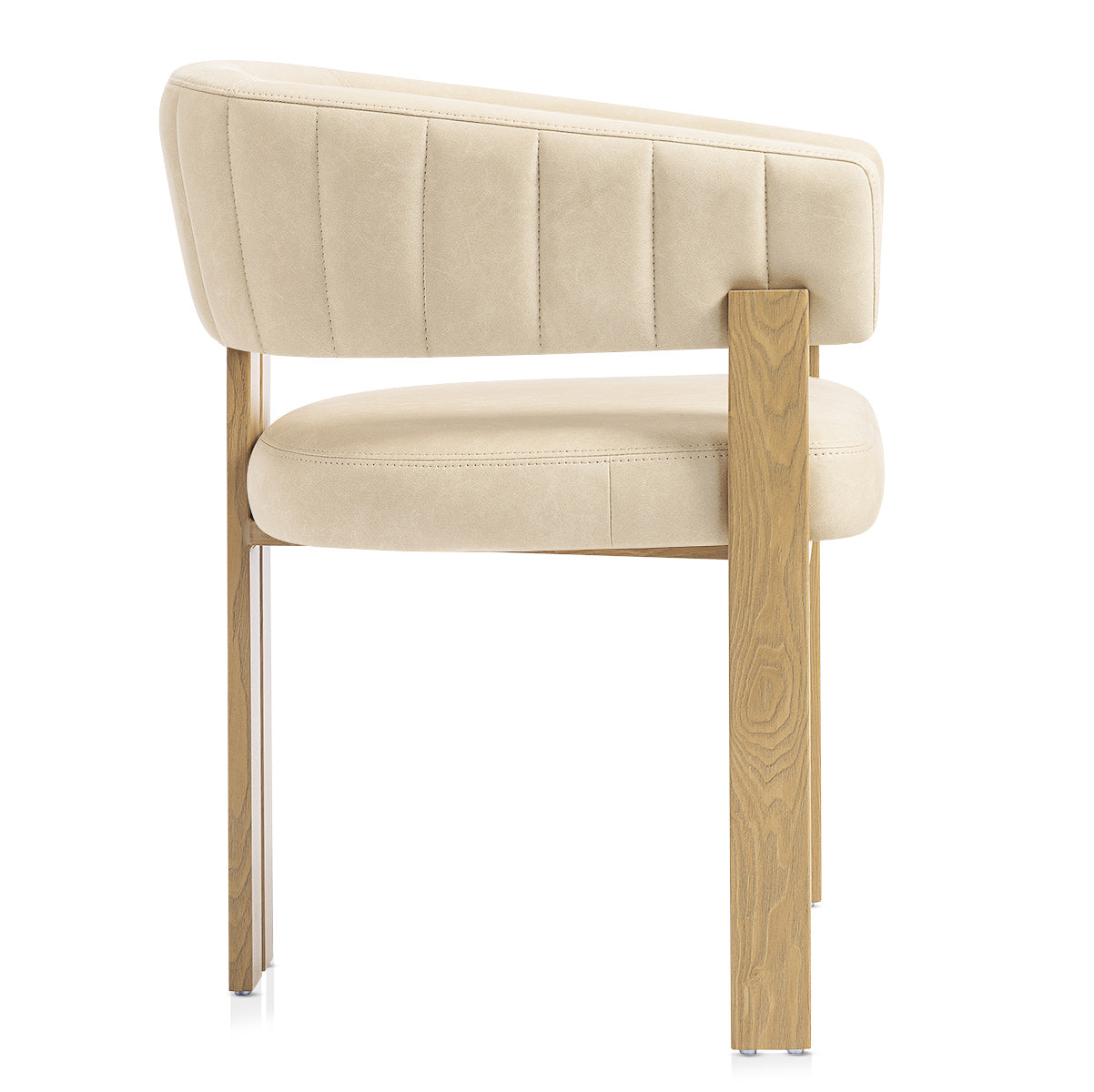 Kunstleder Esszimmerstuhl - Polo Beige