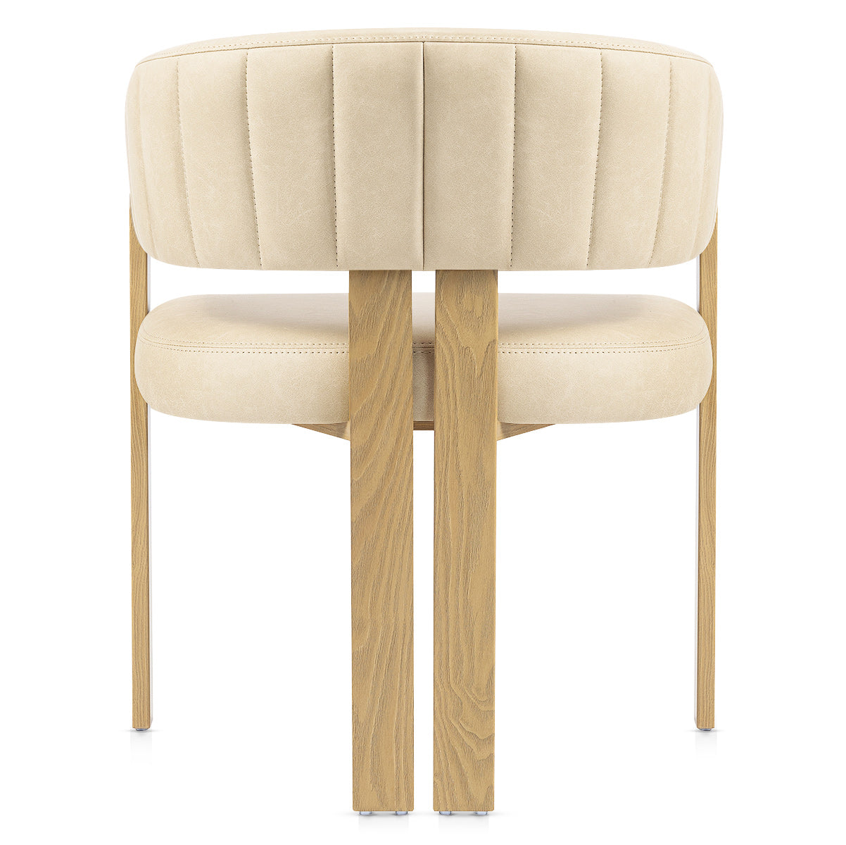 Kunstleder Esszimmerstuhl - Polo Beige