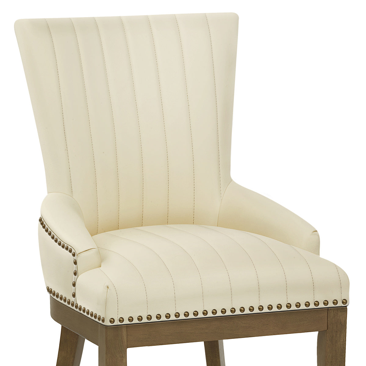 Stuhl Eiche Leder - Chiltern Beige