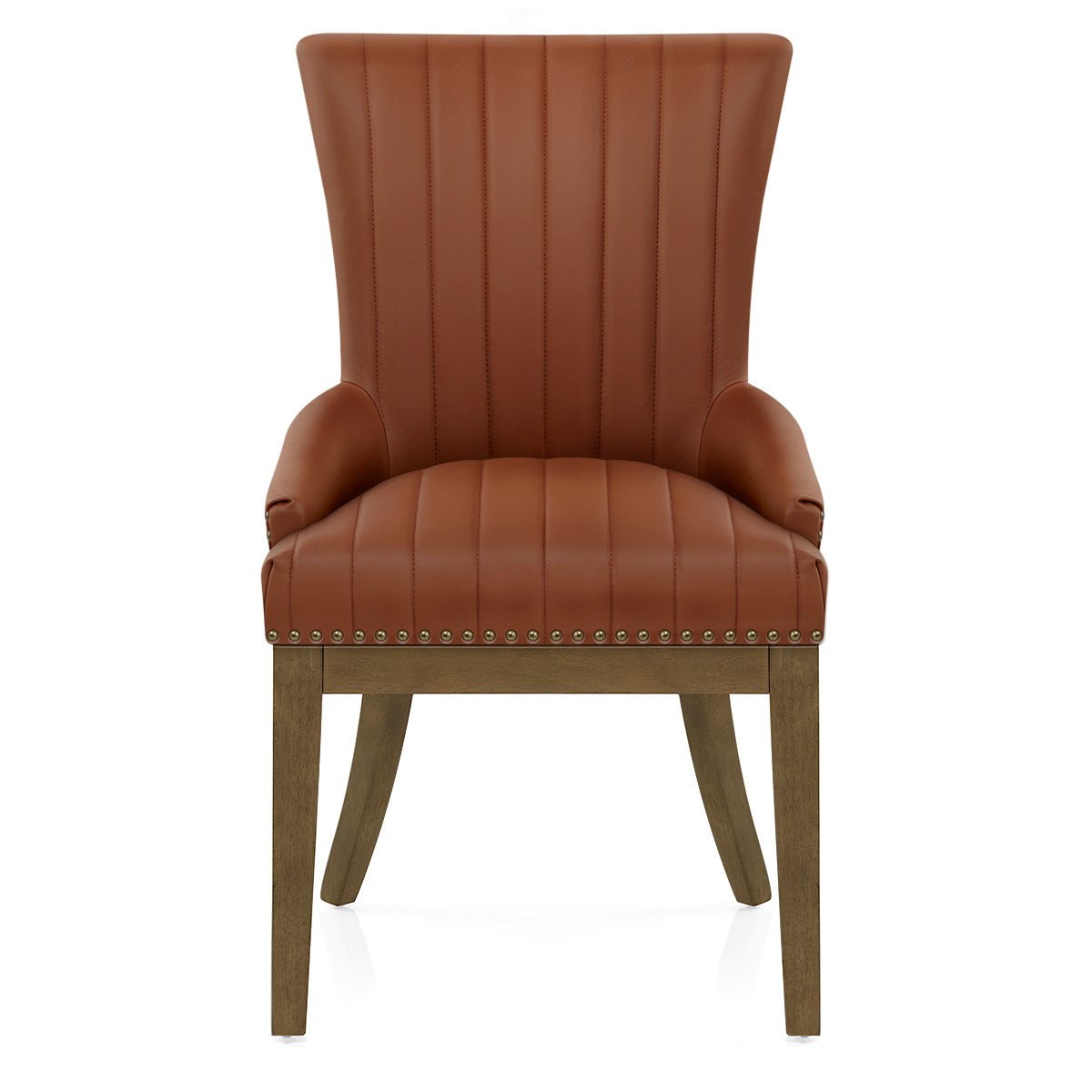 Stuhl Eiche Leder - Chiltern Braun