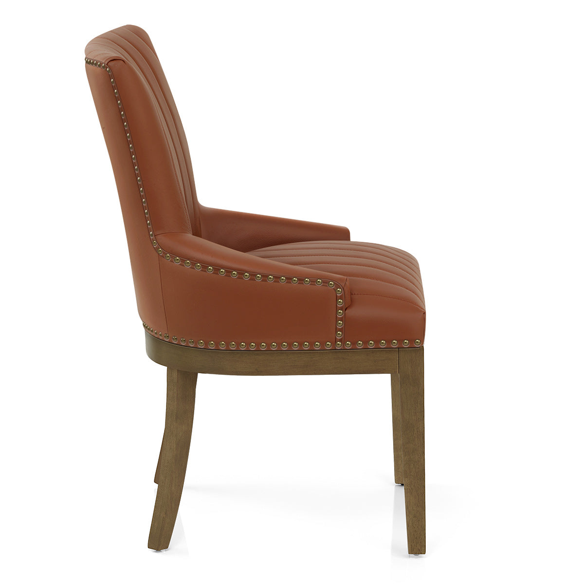 Stuhl Eiche Leder - Chiltern Braun