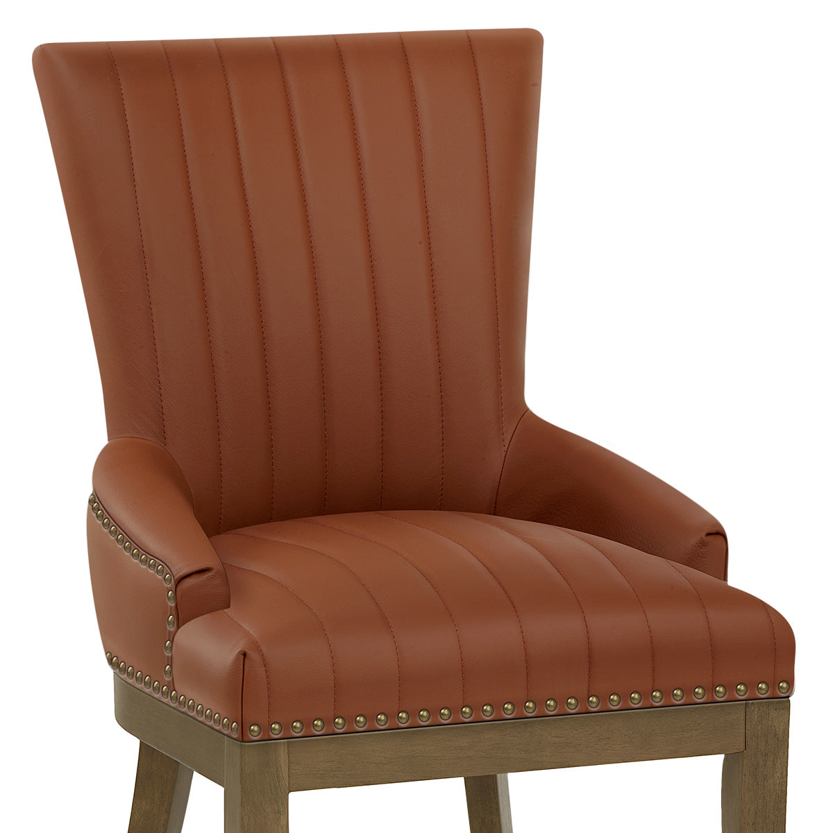 Stuhl Eiche Leder - Chiltern Braun