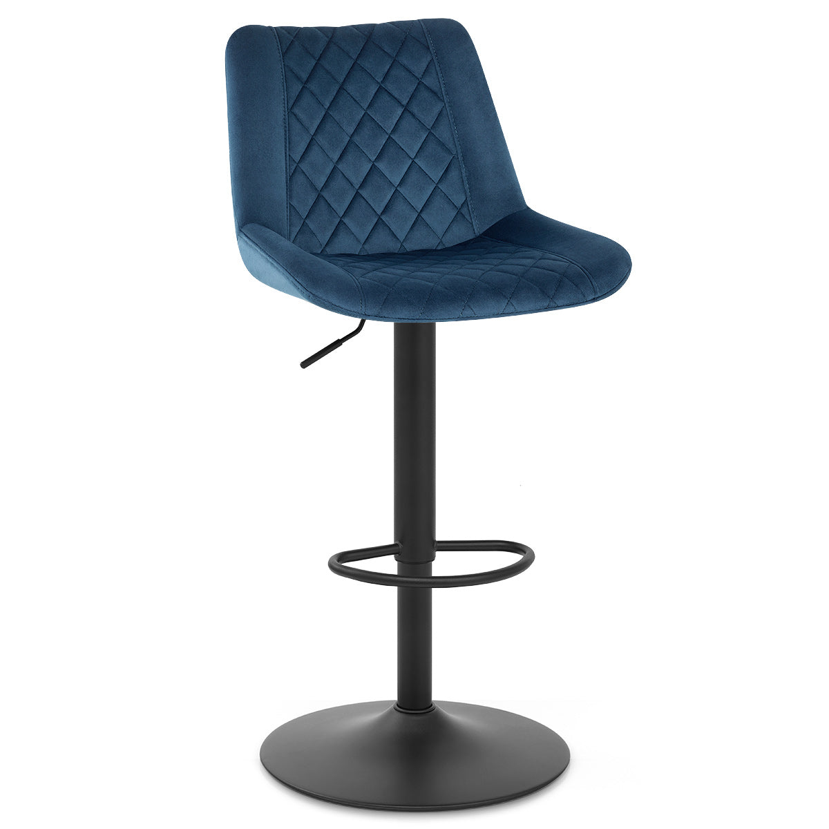 Samt Barhocker - Faro Blau