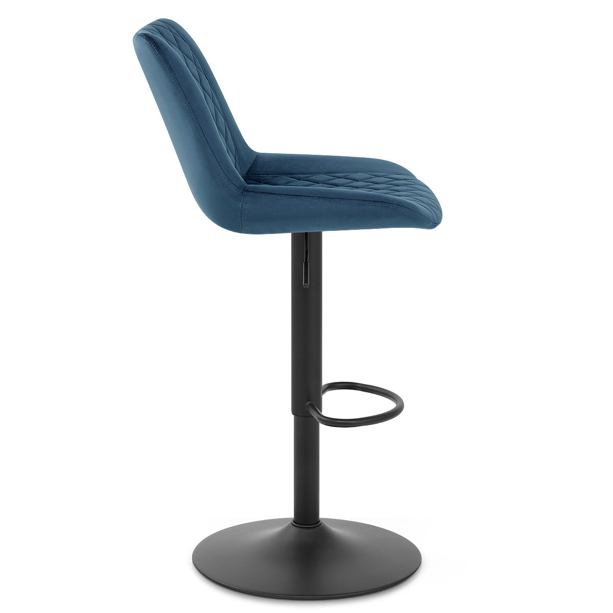 Samt Barhocker - Faro Blau