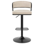 Stoff Barhocker - Alexa Beige
