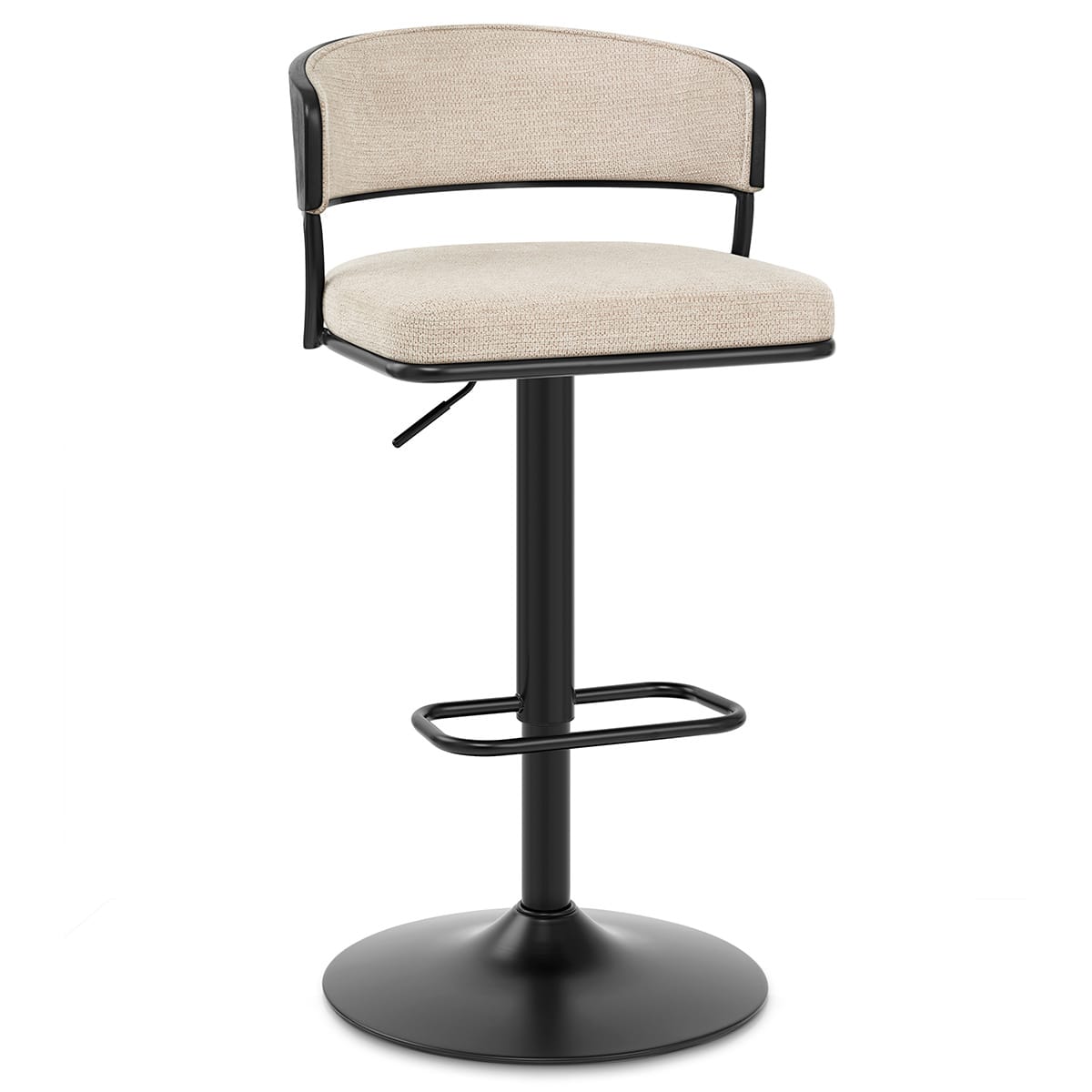 Stoff Barhocker - Alexa Beige