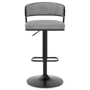 Sgabello Stoffa - Alexa Grigio