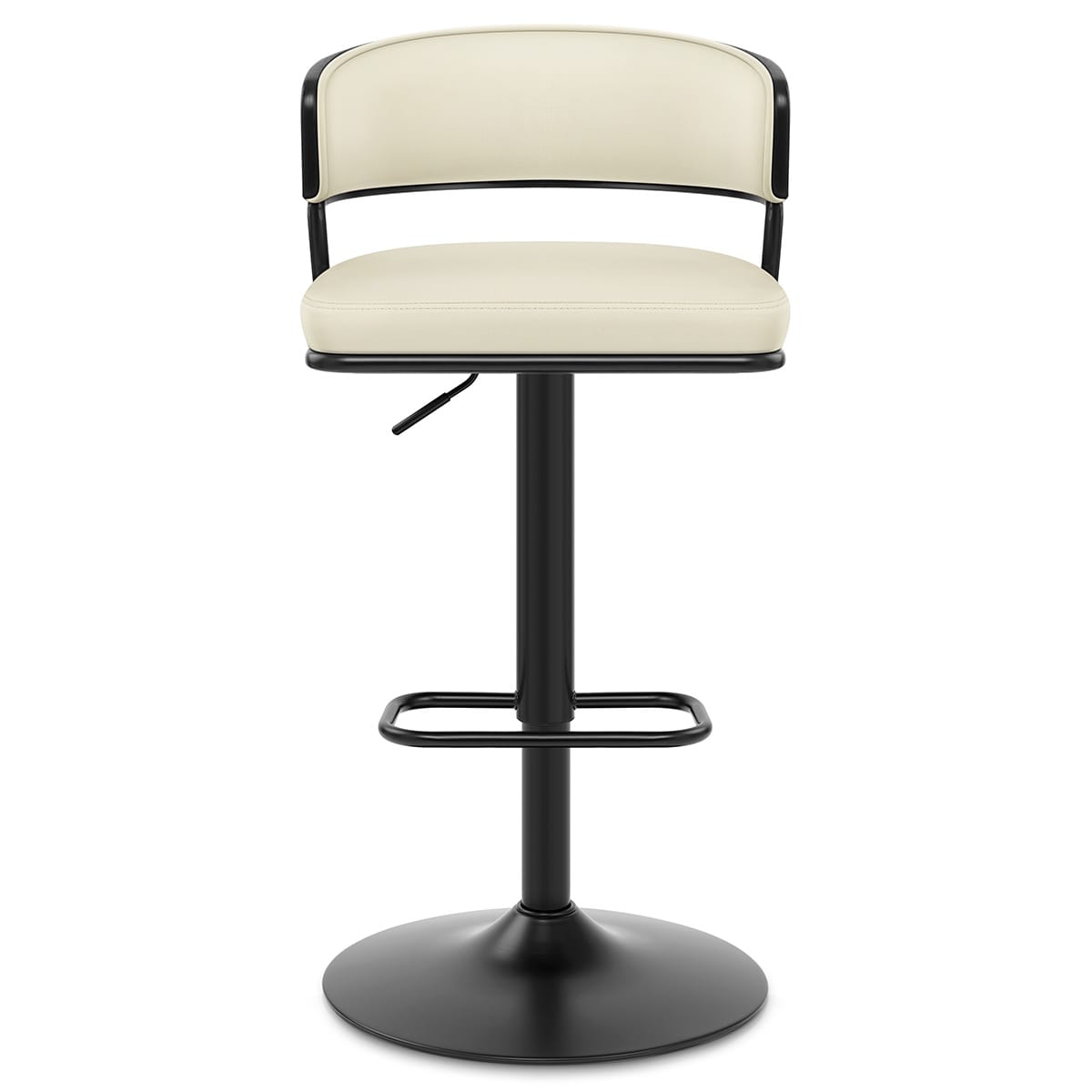 Barhocker Echtleder - Alexa Beige