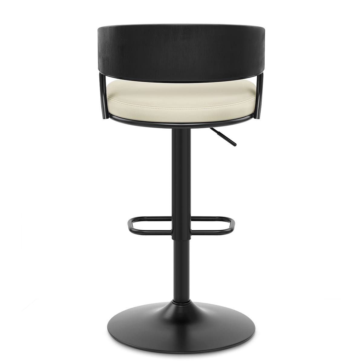 Sgabello Vera Pelle - Alexa Crema