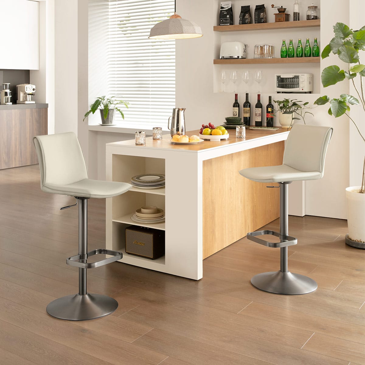 Barhocker Kunstleder - Alto Beige