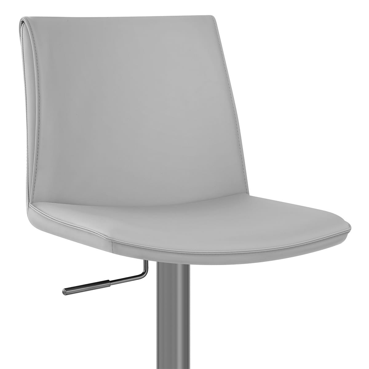 Sgabello Ecopelle - Alto Grigio