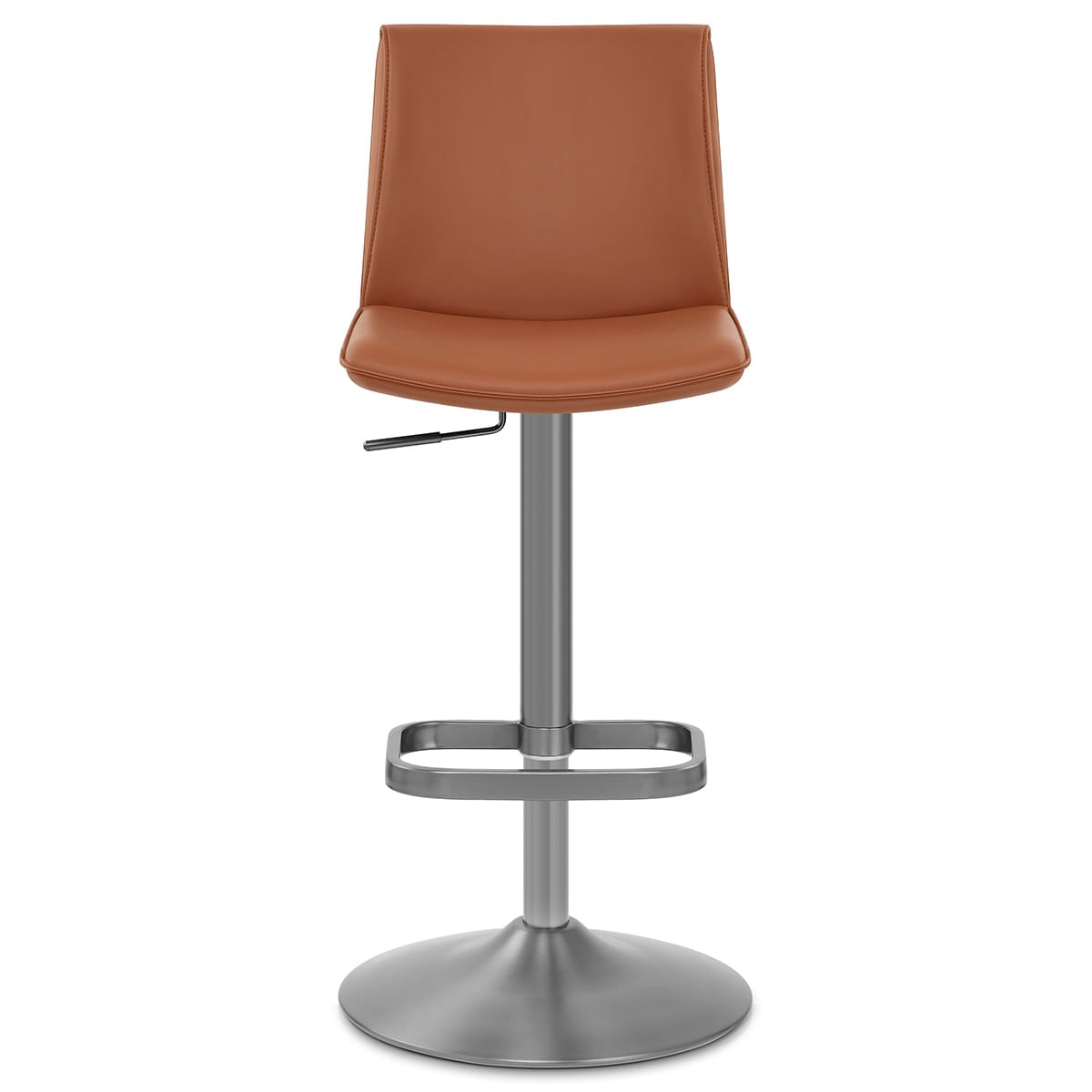 Sgabello Ecopelle - Alto Marrone