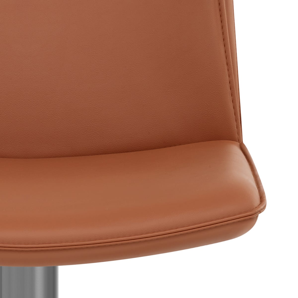 Sgabello Ecopelle - Alto Marrone
