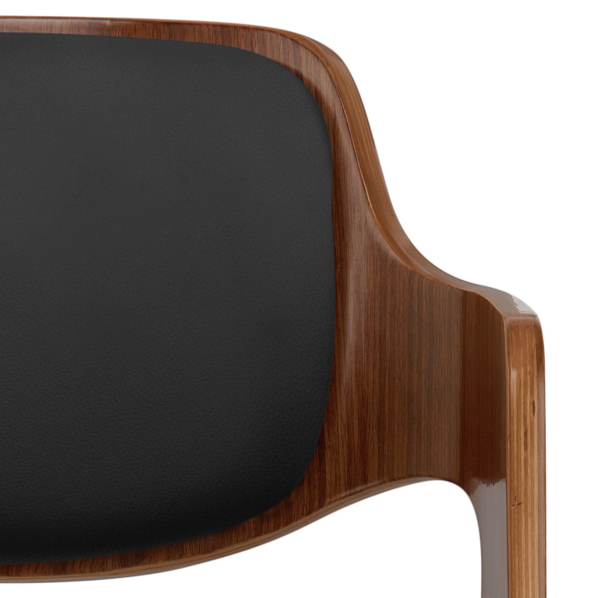 Kunstleder Holzbarhocker Chrom - Amazon Schwarz