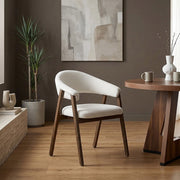 Stoff Stuhl Eiche - Amber Beige