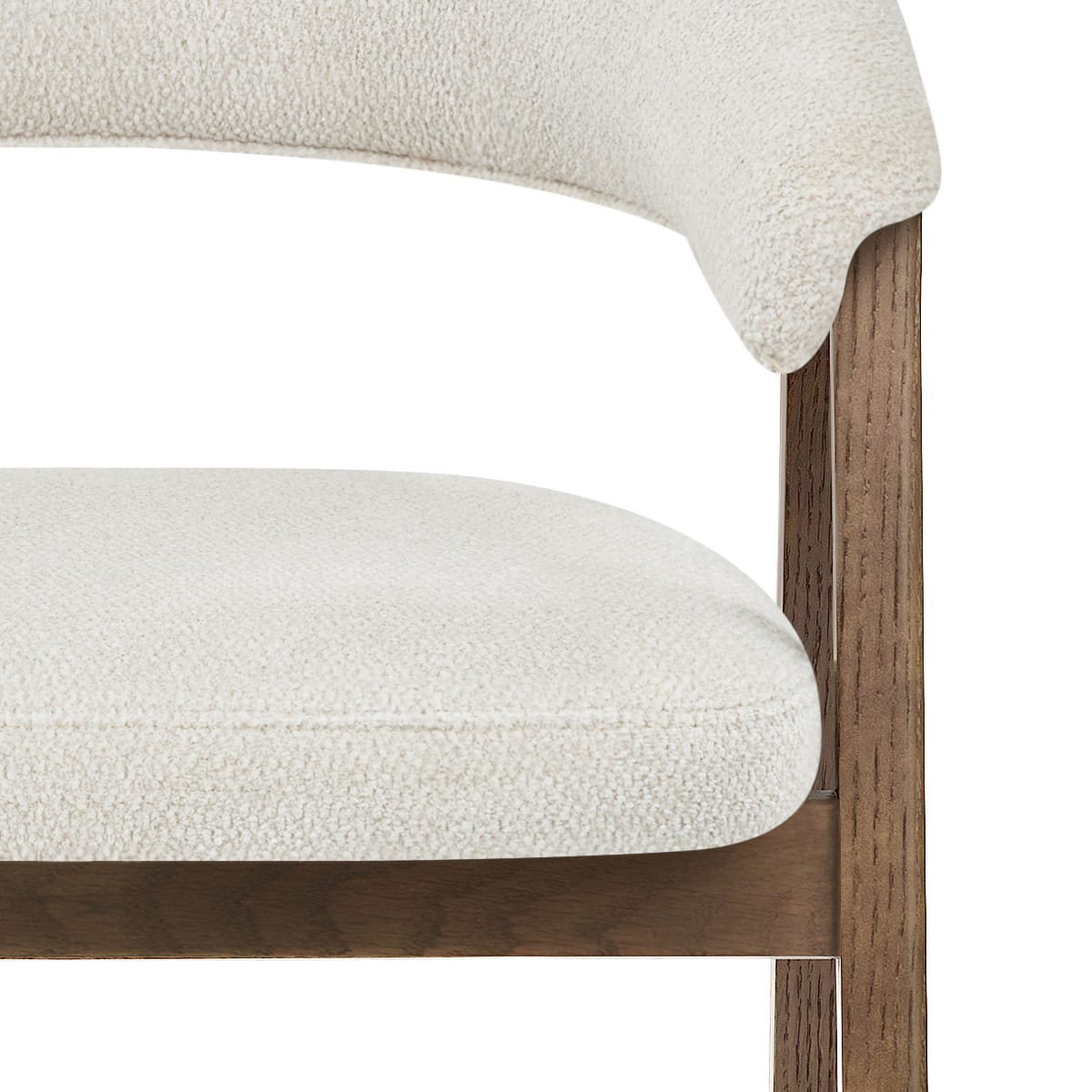 Stoff Stuhl Eiche - Amber Beige