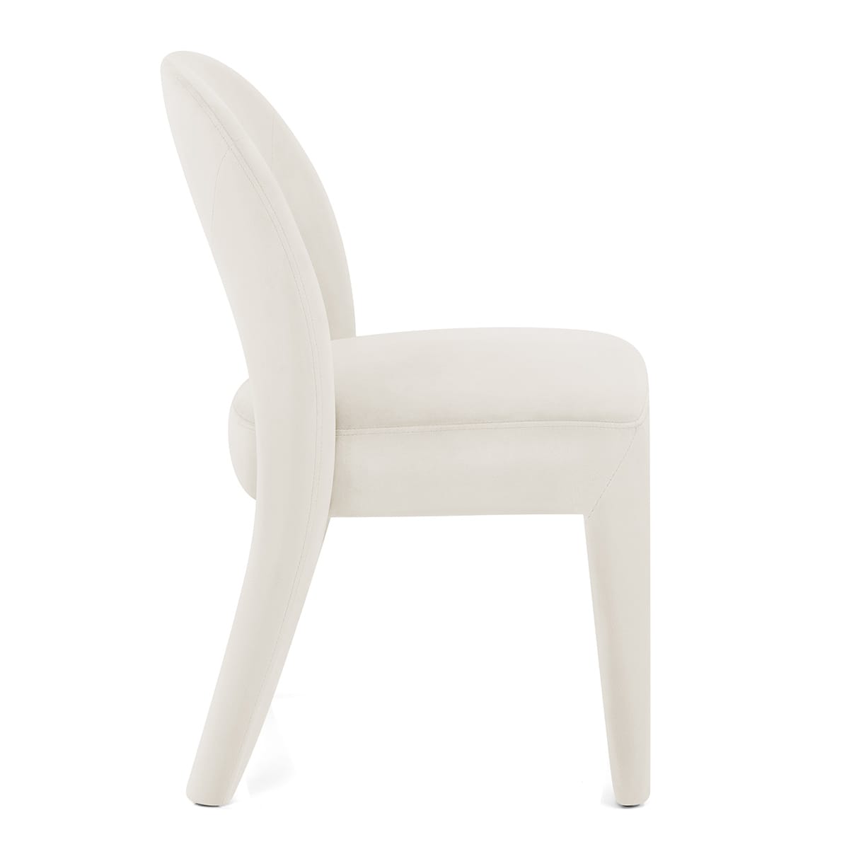 Sedia Velluto - Amore Crema