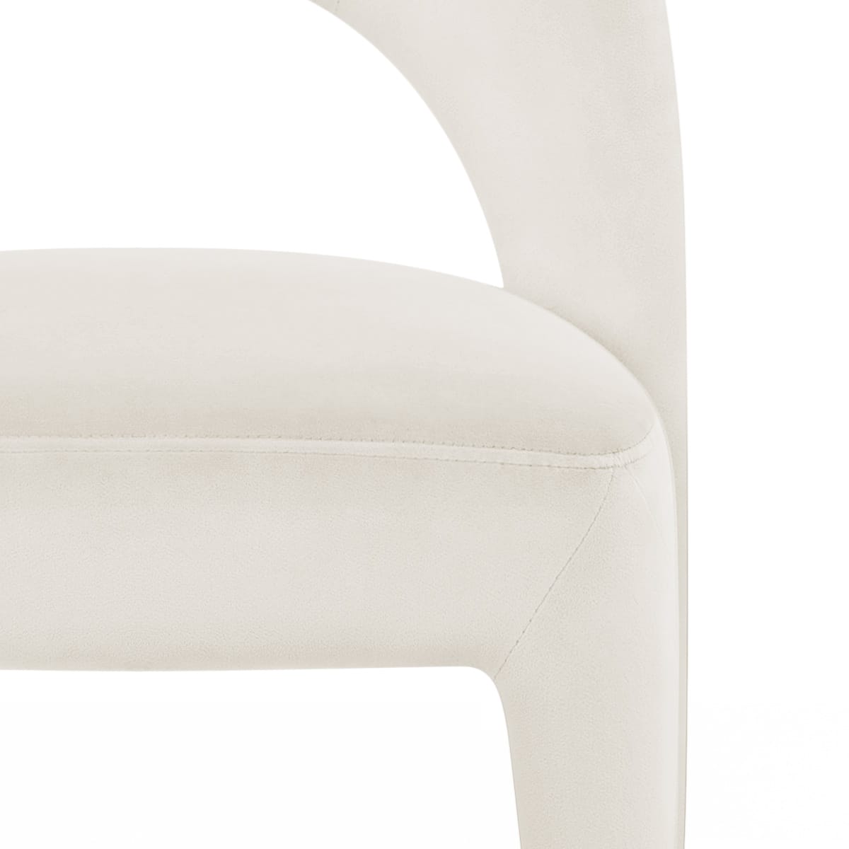 Sedia Velluto - Amore Crema