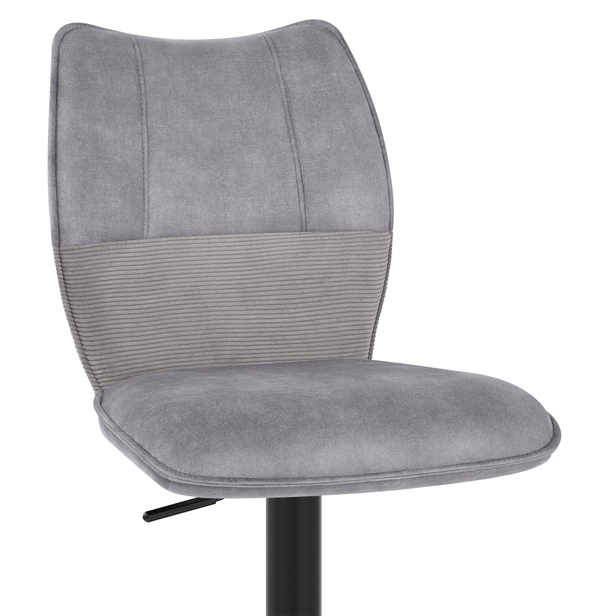 Sgabello Velluto - Art Grigio