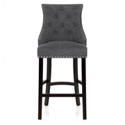 Stoffbarhocker - Ascot Dunkelgrau