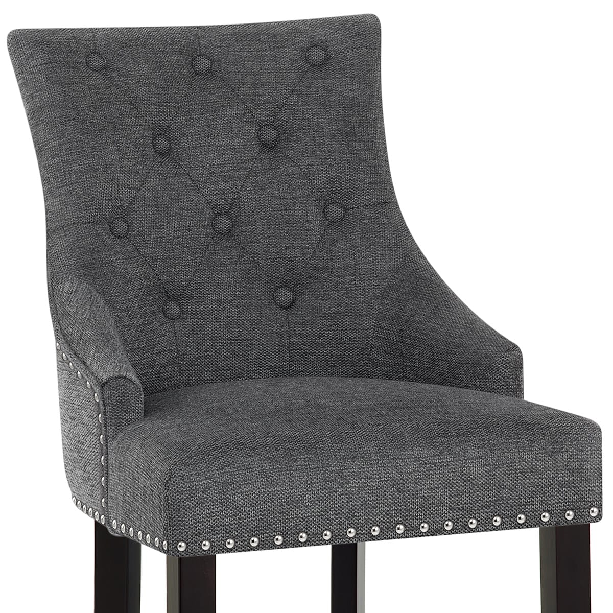 Stoffbarhocker - Ascot Dunkelgrau