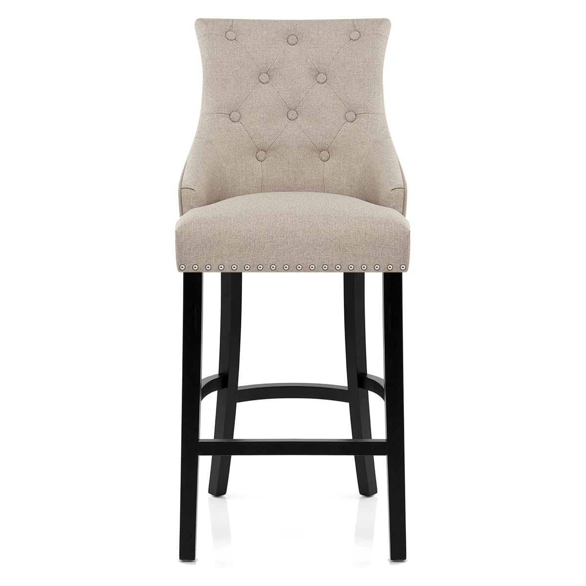Stoffbarhocker - Ascot Braungrau