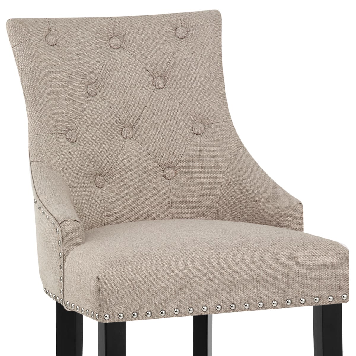 Stoffbarhocker - Ascot Braungrau