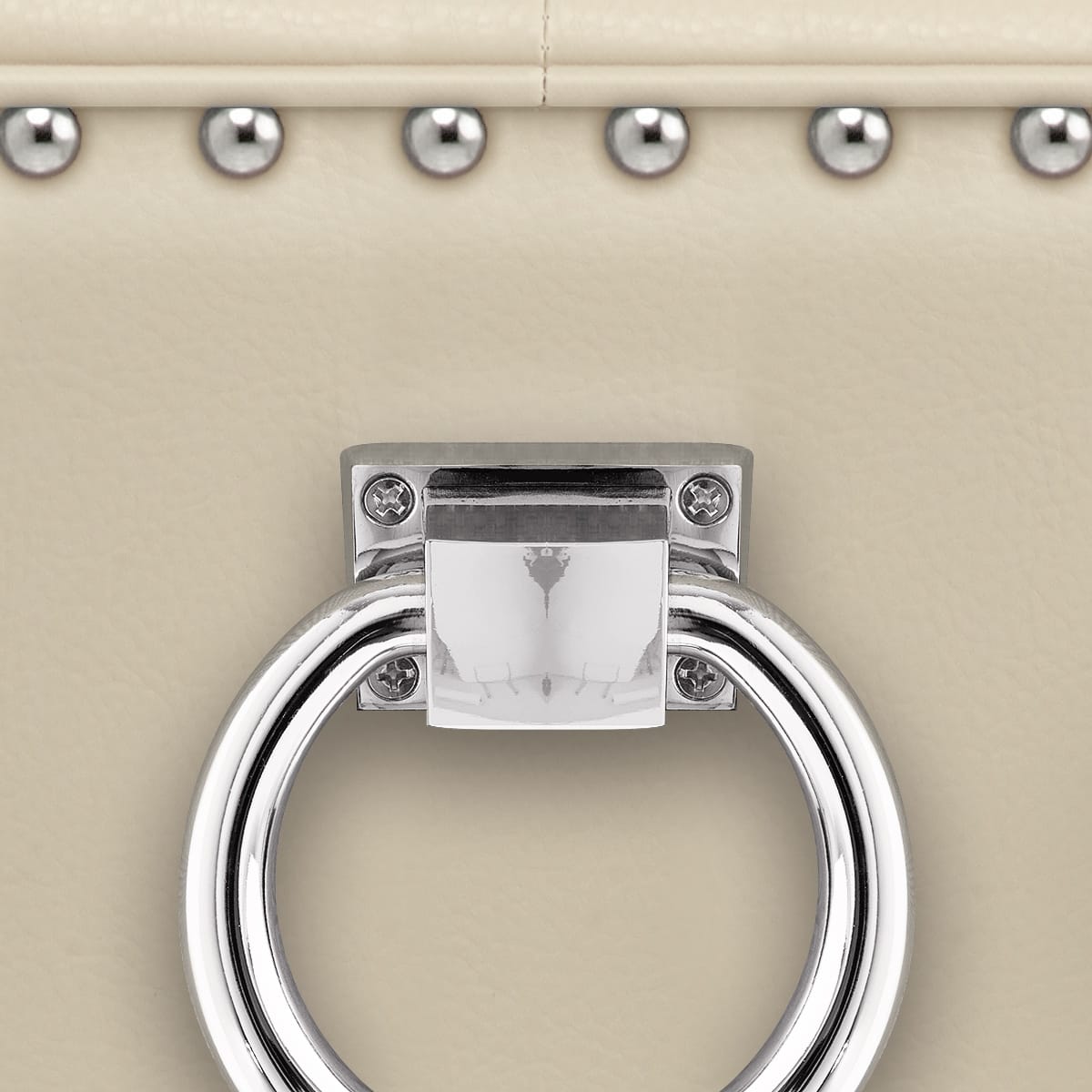 Esszimmerstuhl - Ascot - Leder Beige