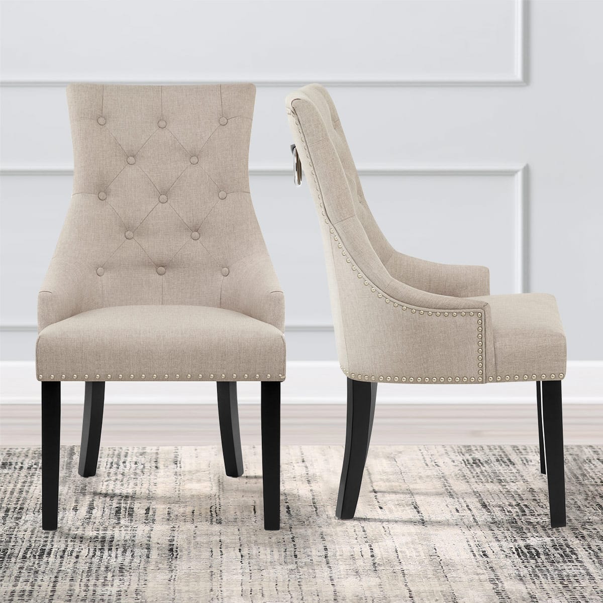 Sedia Tessuto Legno - Ascot Talpa