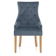 Sedia Tessuto Quercia - Ascot Blu