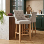 Sgabello Tessuto Quercia - Ascot Talpa