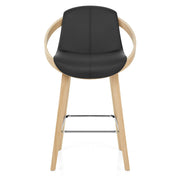 Sgabello Ecopelle - Atom Nero