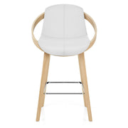 Barhocker Kunstleder - Atom Weiß