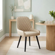 Esszimmerstuhl Kunstleder - Azure Beige