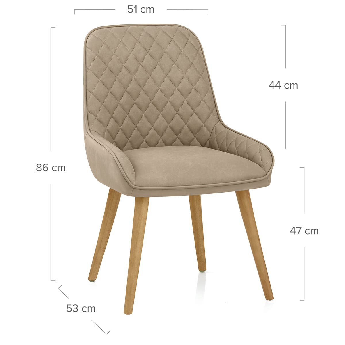 Sedia da Pranzo Ecopelle Legno - Azure Talpa
