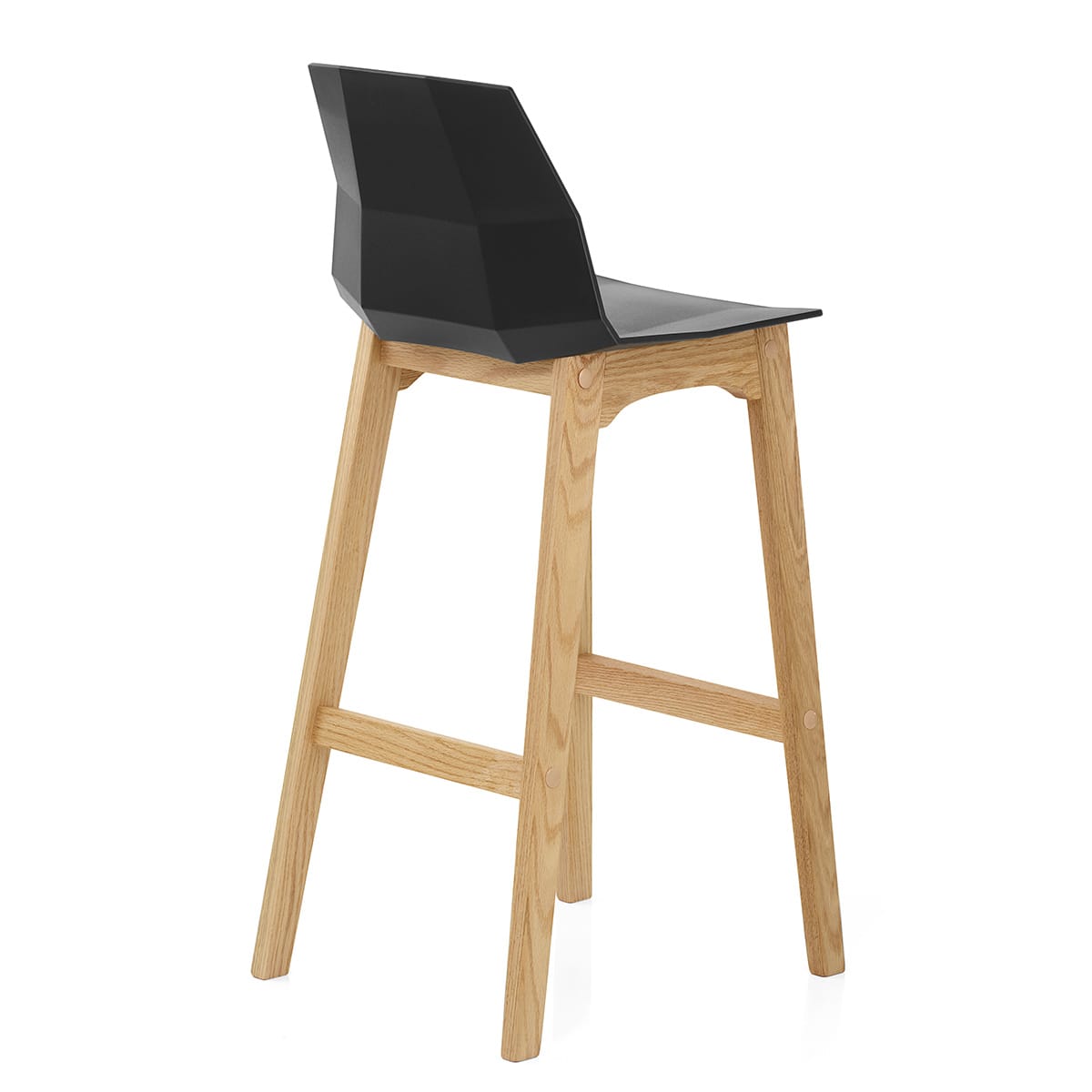 Barhocker Eiche - Bali Schwarz