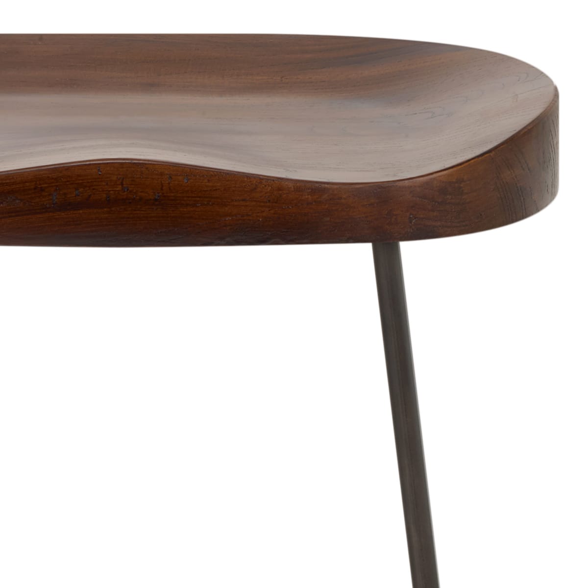 Sgabello Legno Scuro - Bloc Legno
