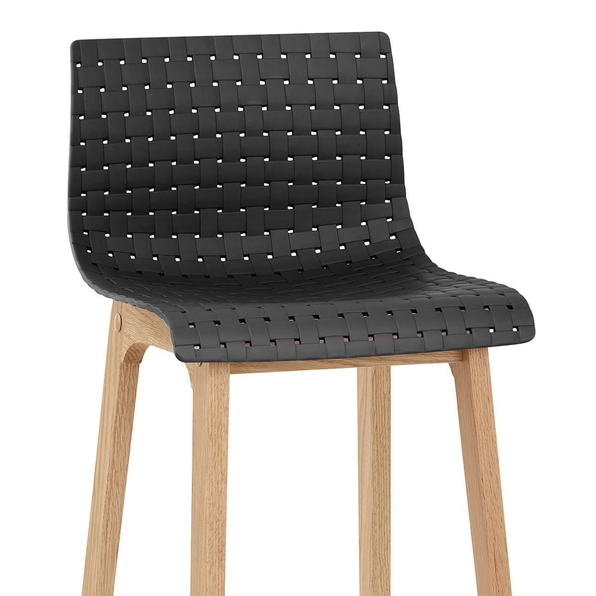 Barhocker Eiche - Bondi Schwarz