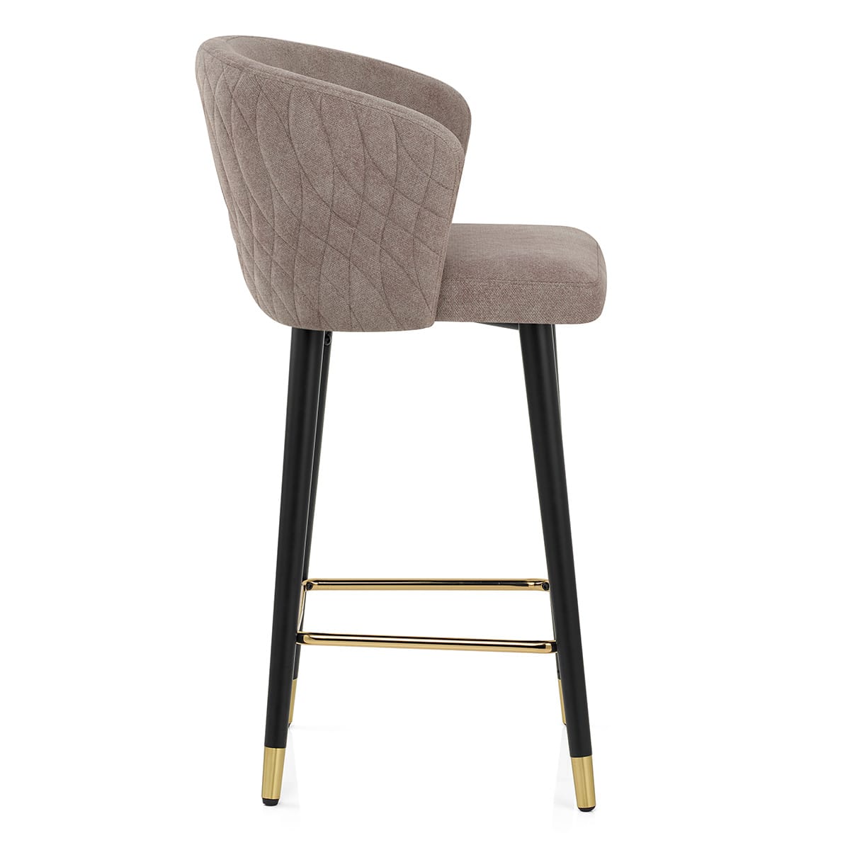 Barhocker Stoff - Boston Braungrau