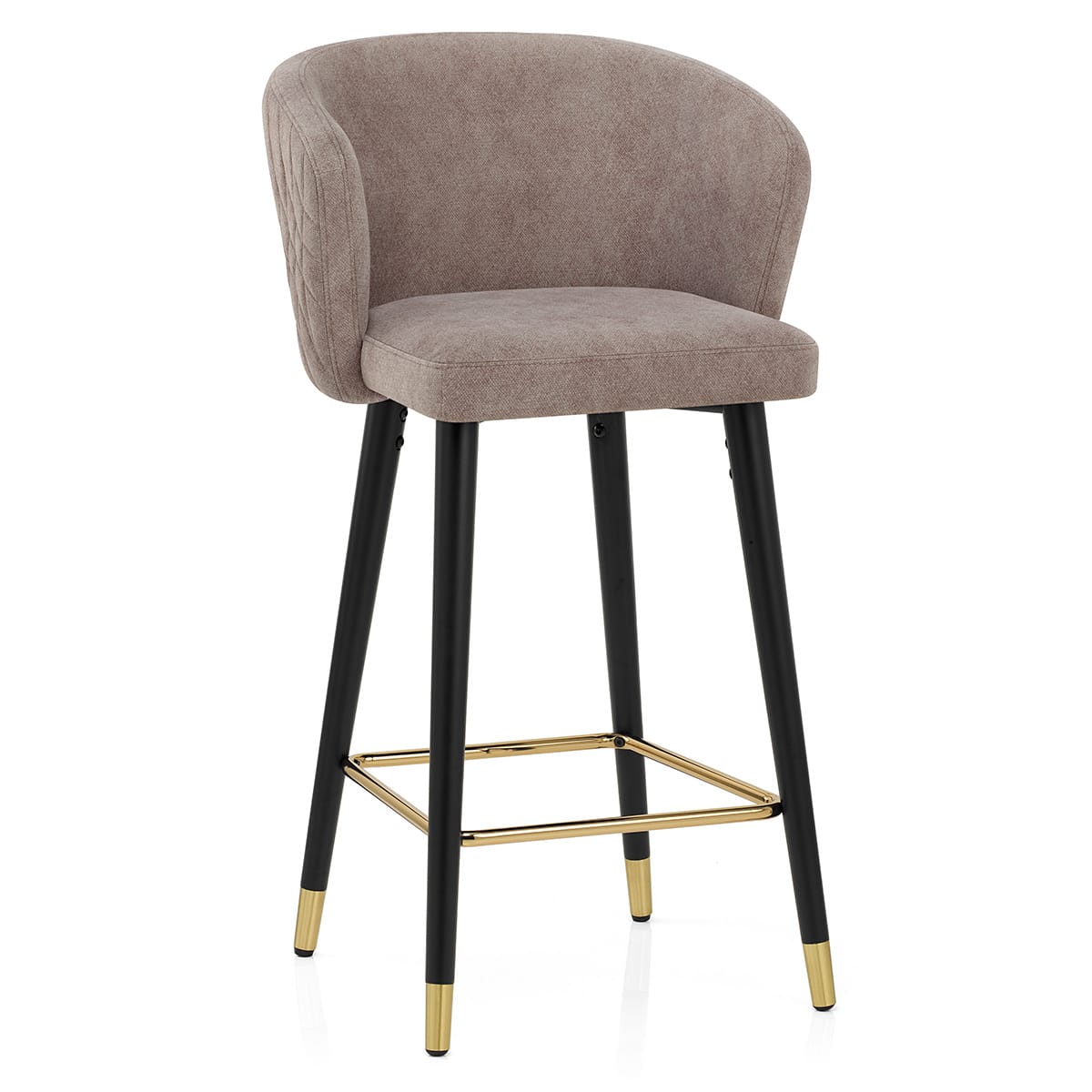Barhocker Stoff - Boston Braungrau