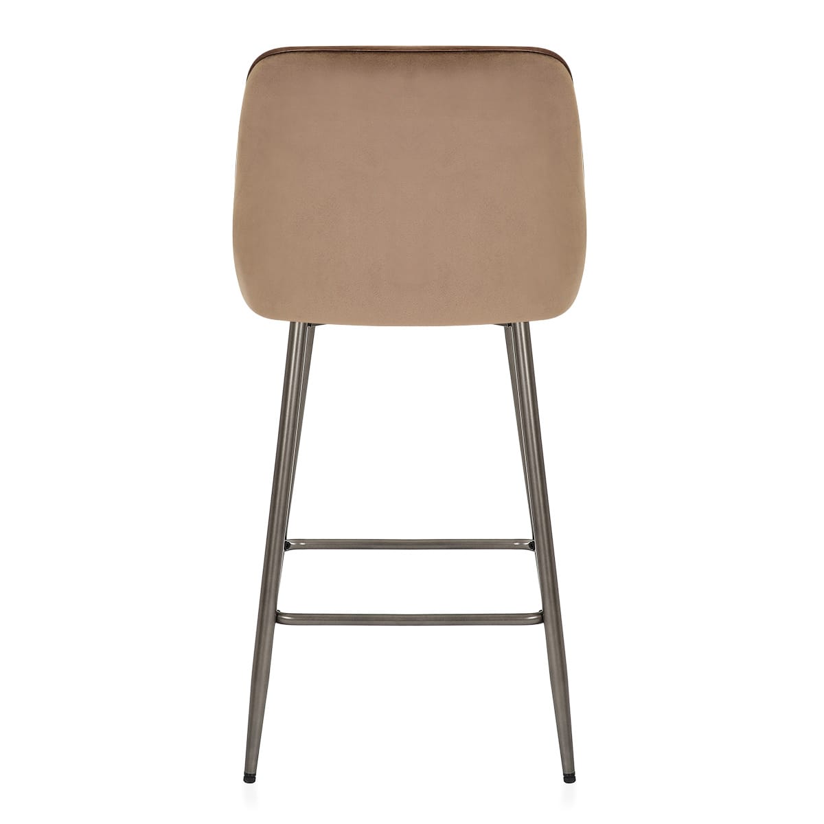 Sgabello Velluto - Brisbane Marrone