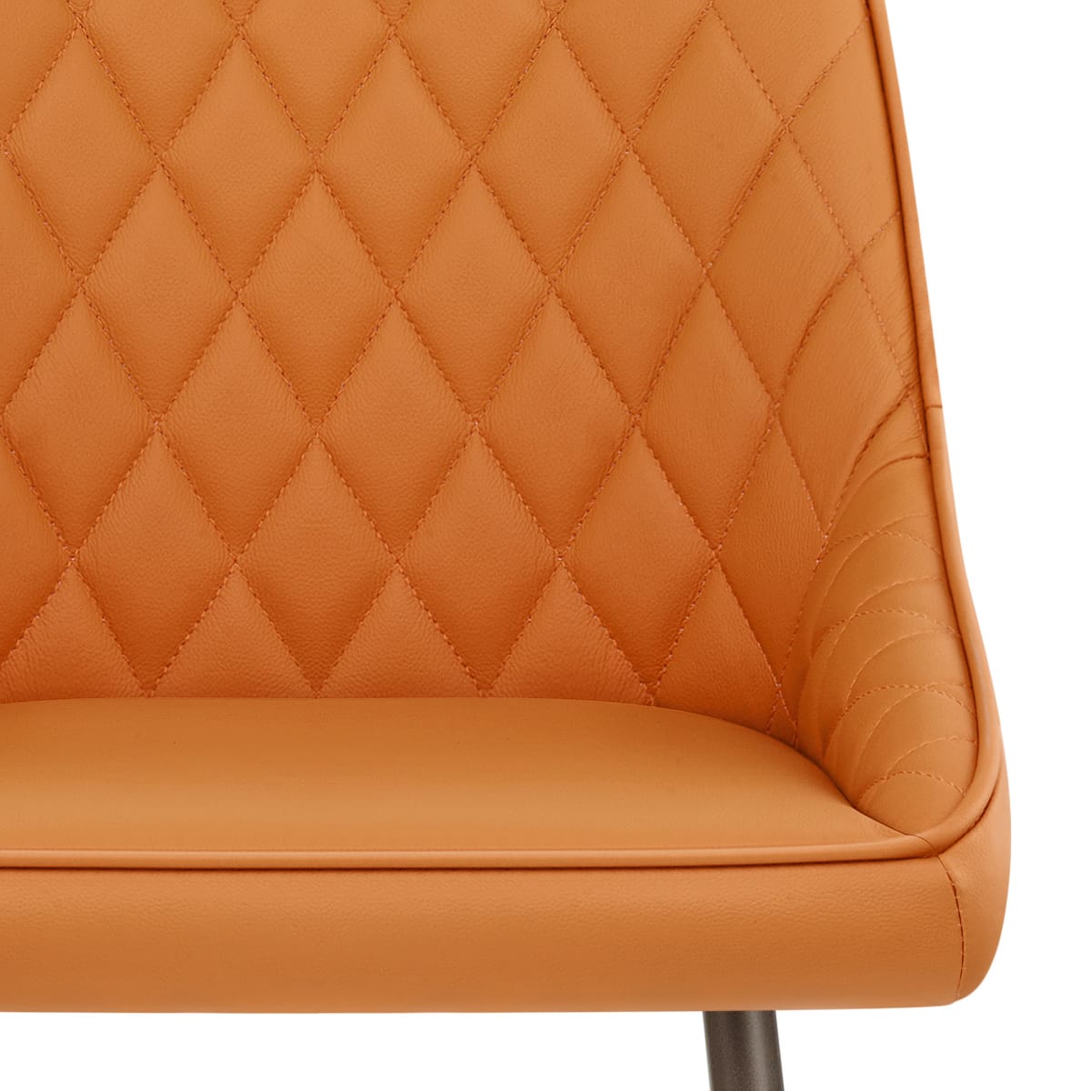 Barhocker Echtleder - Brisbane Orange