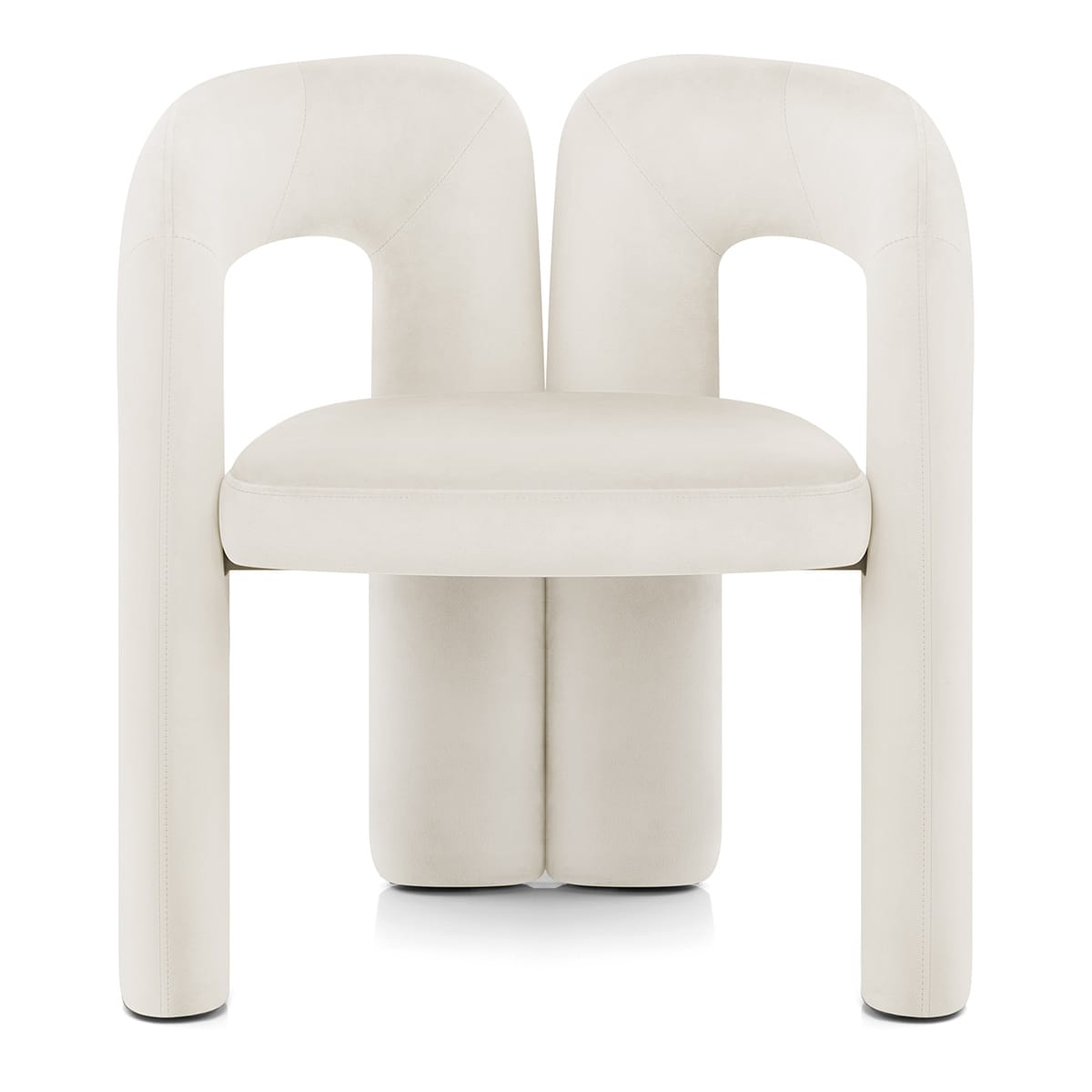 Sedia Velluto - Bubble Crema