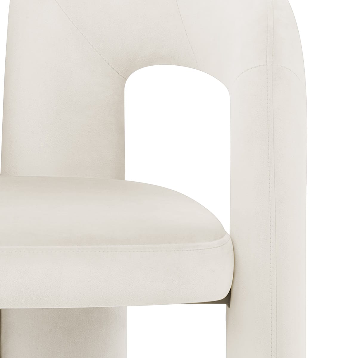 Sedia Velluto - Bubble Crema
