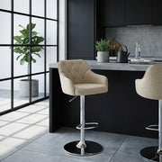 Barhocker Stoff - Butler Beige