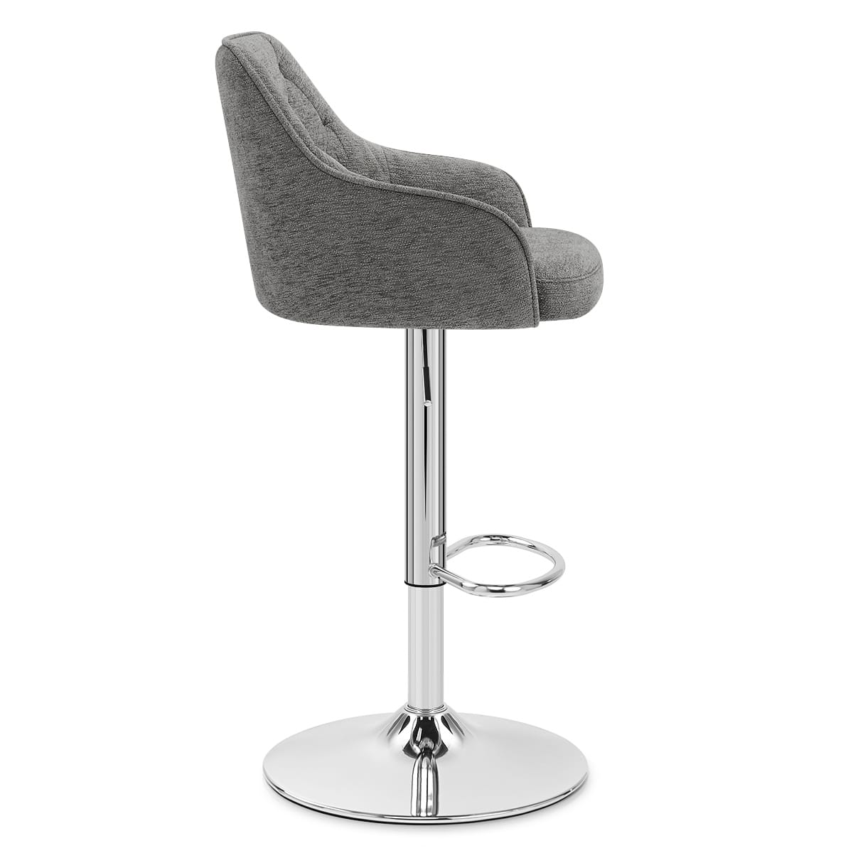 Barhocker Stoff - Butler Grau